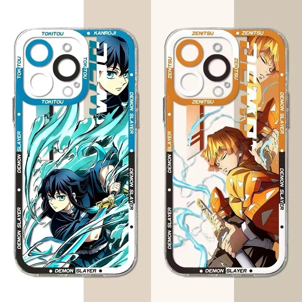 Capa Demon Slayer Muichiro Kyojuro para Samsung Galaxy A25 A55 A35 A54 A34 A15 A24 A14 A53 A33 A13 A05 A05S 5G A23 A32 A52 A52S