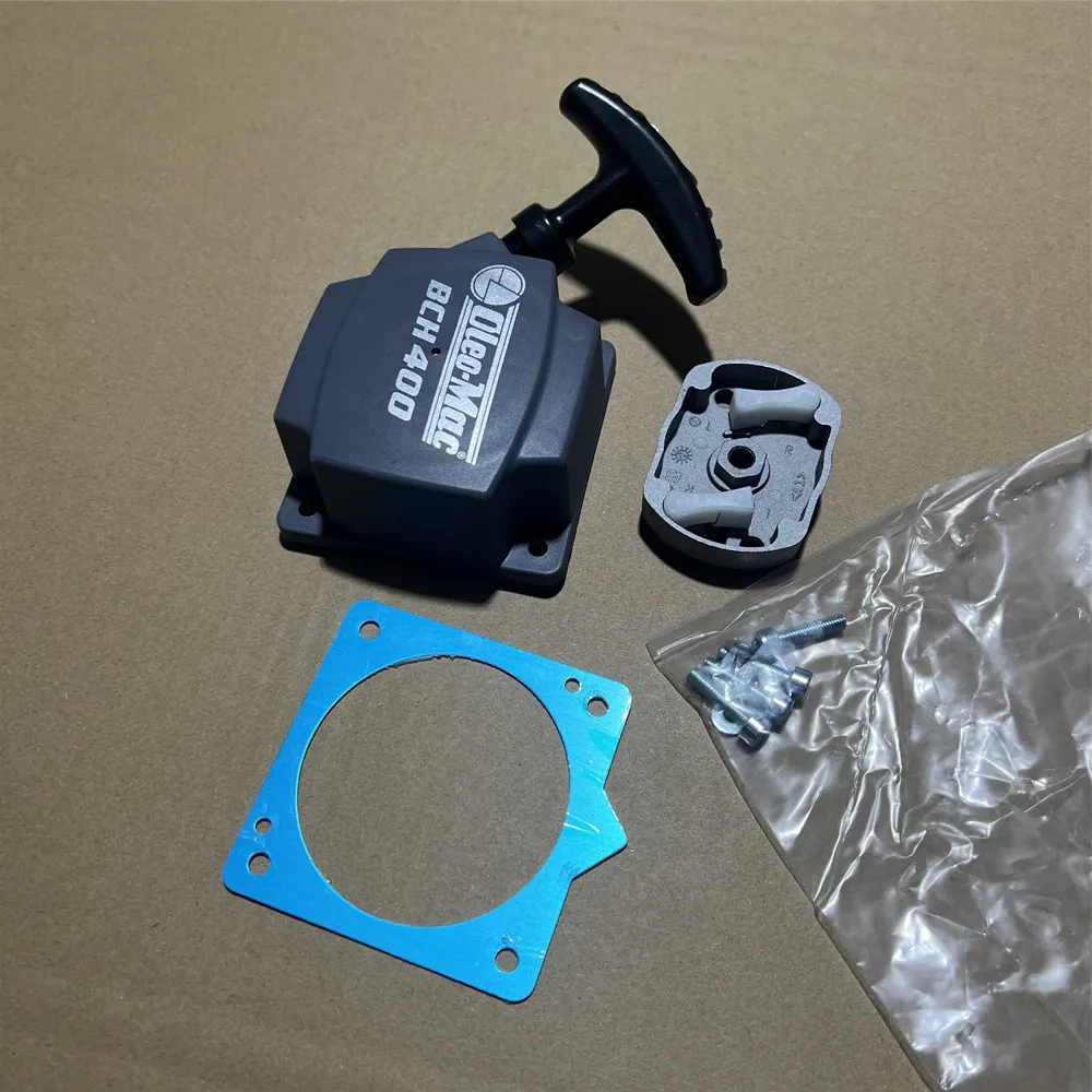

Genuine Recoil starter & Cup & gasket for Oleo Mac Chainsaw BCH400 BCH 400 400T Chain saw pull start cog claw Emak # 61452042R