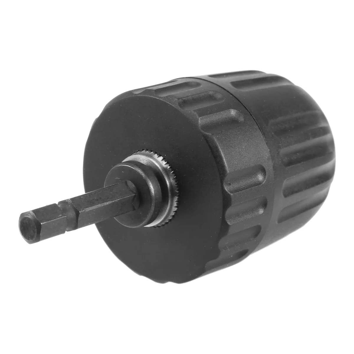 2 Pieces of Hand-Tight Chuck Set Adapter Heavy Duty 10mm Keyless Drill Chuck with Adapter Hardware Tools