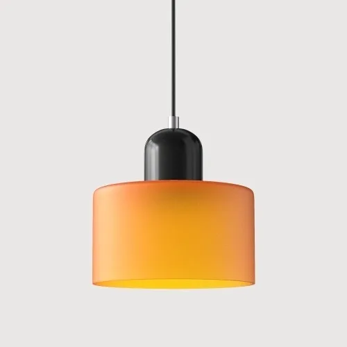 Europese Retro Glazen LED-hanglampen Slaapkamer Hoofdeinde hanglamp Restaurant Bar Koffieshop Bar Verlichtingsarmaturen