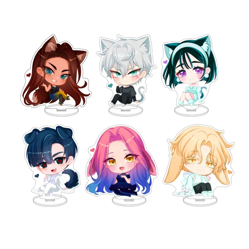 Alien Stage Character Acrilico Standees - Simpatico orecchio di animale Versione Q Mizi/Sua/Till Anime Merch