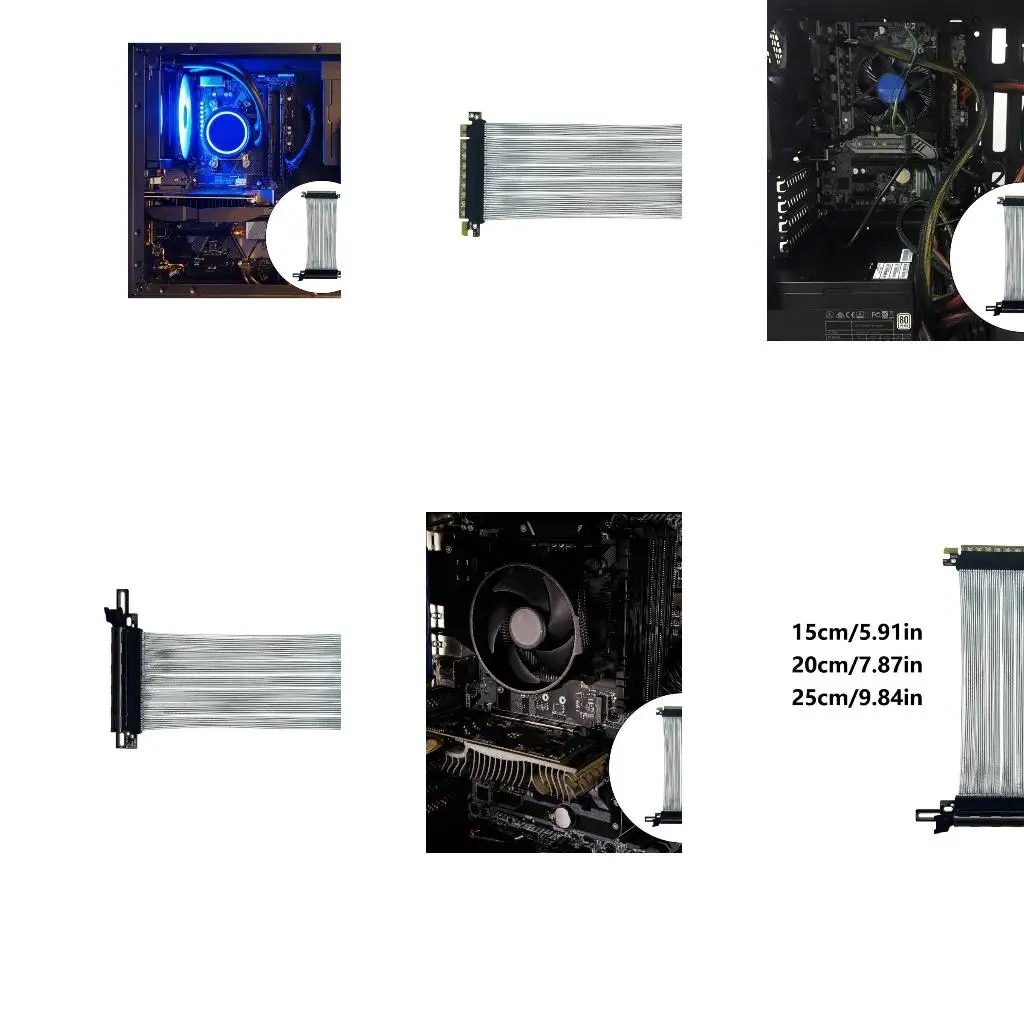 

Reliable Innovative PCIE5.0 X16 Risers Cable For 217e NZXTH1 Computer Case A4WF