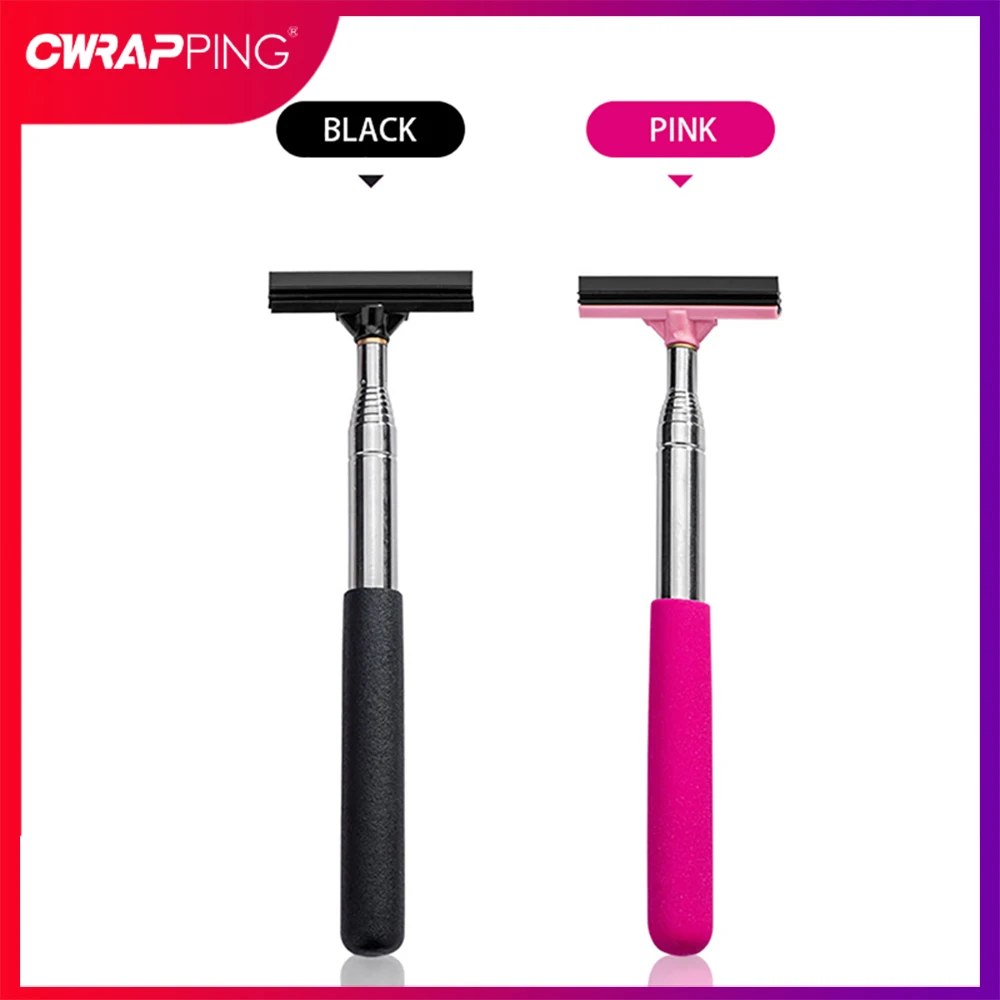 

Автомобильный стеклоочиститель для зеркала заднего вида, телескопическая щетка из нержавеющей стали, ручной стеклоочиститель с длинной ручкой, инструменты для очистки зеркала от тумана