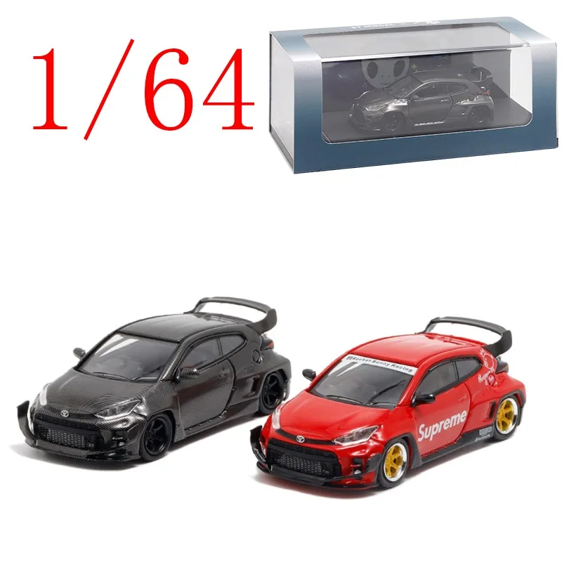 

Fuji Diecast 1/64 Scale Yaris Alloy Model Cars Yaris GR LBWK Play Vehicles Toys for Boys Gift Original Box