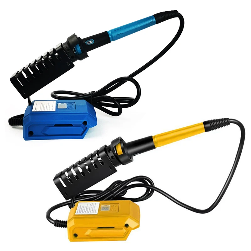 60W Cordless Soldering Iron for Makita for Dewalt 18V 20V Li-ion Battery 300-510℃ Adjustable Internal Heating 936M Solder Tip