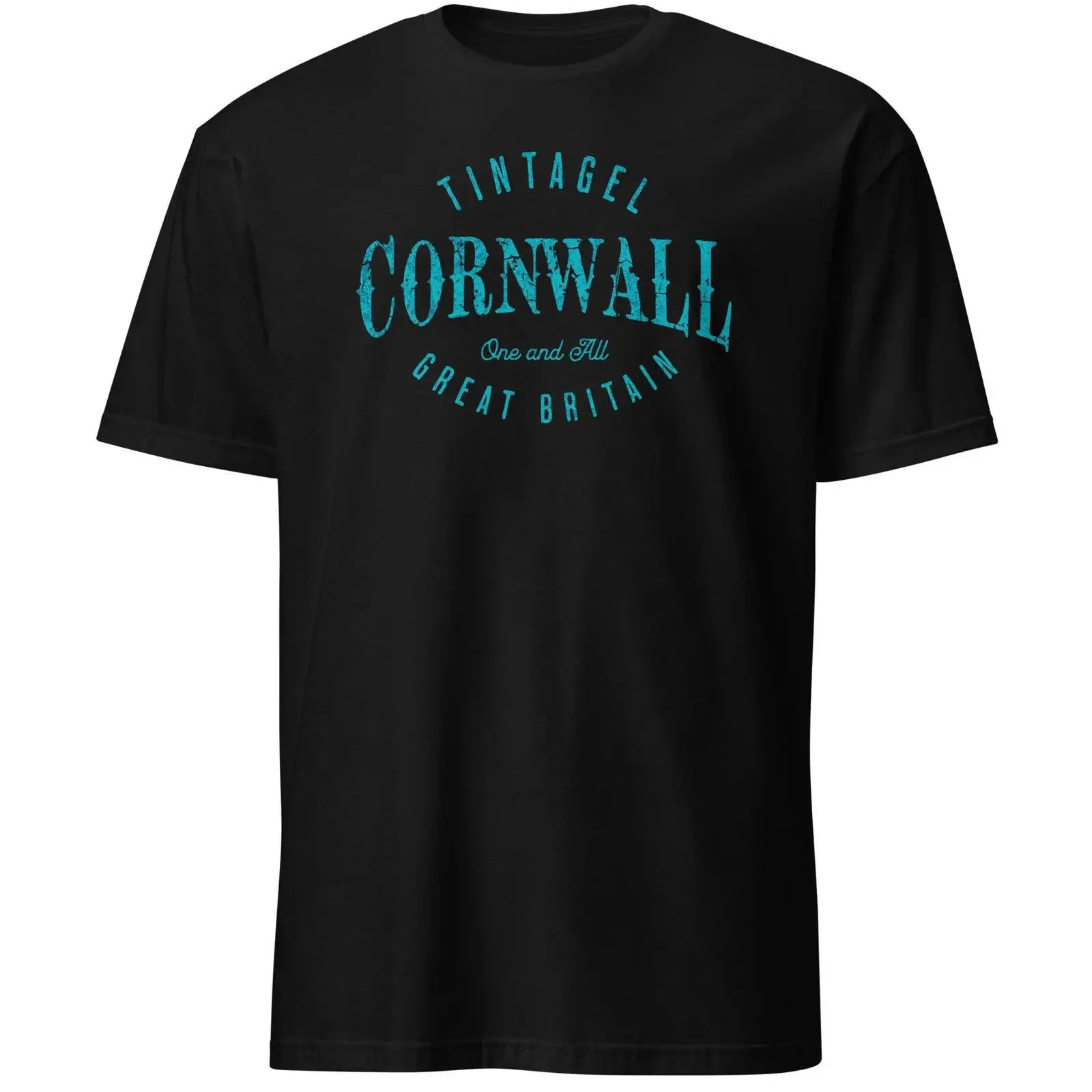 Tintagel Cornwall T Shirt Cornish Vintage Style  vintage Washed Unisex streetwear designer clothes Slightly Comfortable graphic