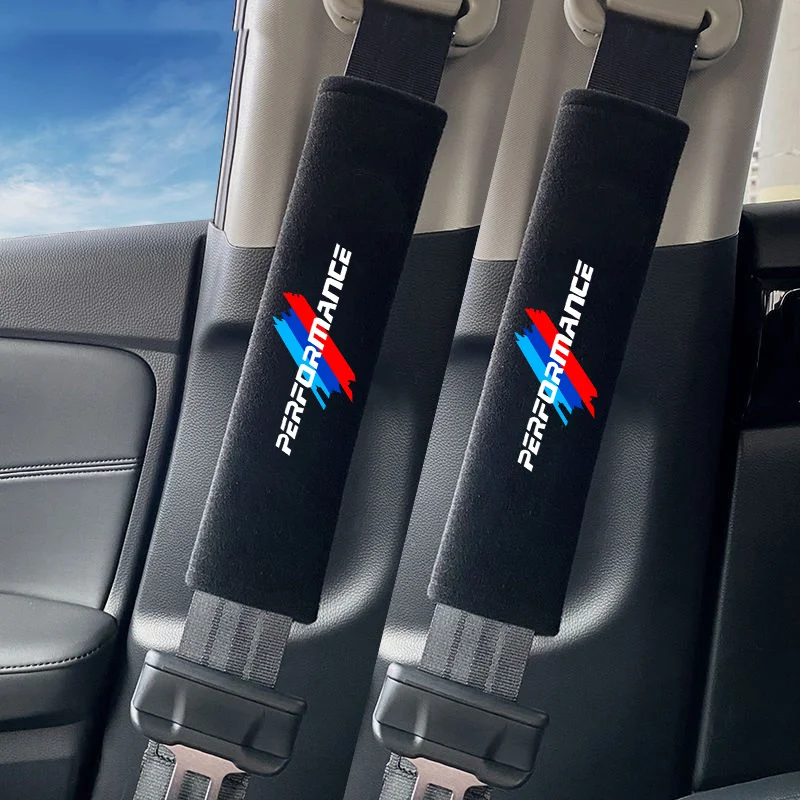 

Vehicle Seat Belt Shoulder Pad Anti‑Pressure Cushion Cover For BMW M Performance X6 E30 E34 E53 E61 E62 E93 GT G30 G20 G05 G11
