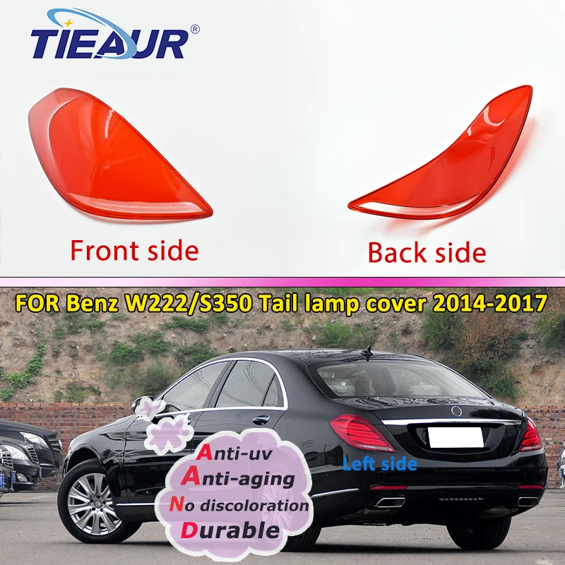 

For Benz S-Class W222 S320 S350 S400 S500 2014 2015 2016 2017 Car Rear Lamp Cover Tail Lamp Shell Light Mask Taillight Lampshade