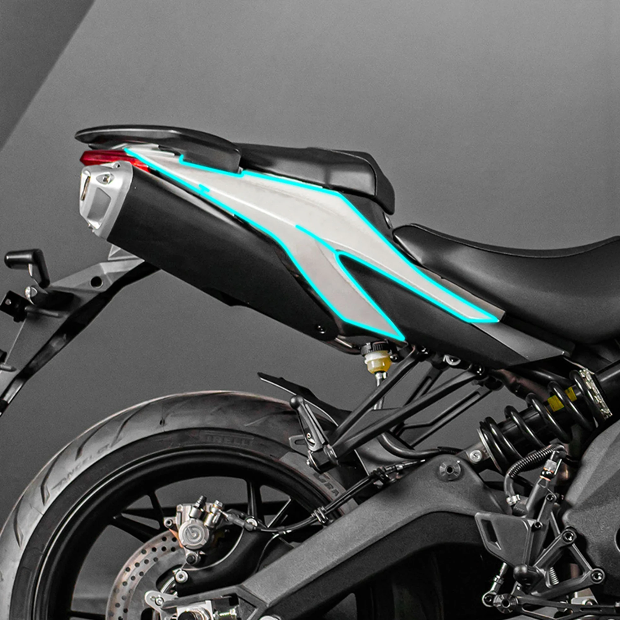 Clear Invisible Paint Protective Film Compatible with Benelli TNT 600 Gloss Enhancement Anti‑Scratch Motorcycle Mod Parts 3