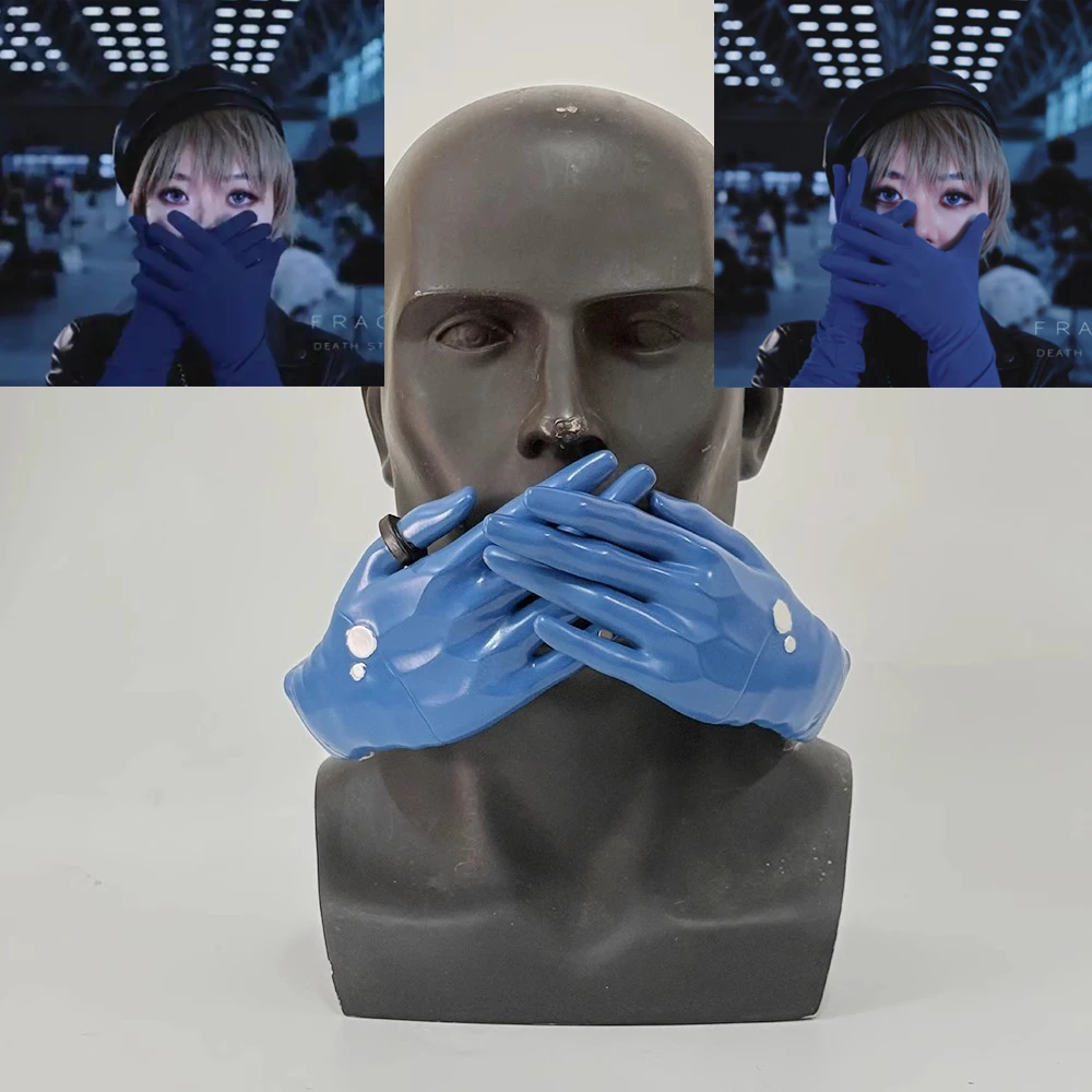 

Game Death Stranding 2 Fragile Mask Cosplay Headdress PVC Model Adjustable Masks Palm Cover up Headwear Masquerade Halloween Toy