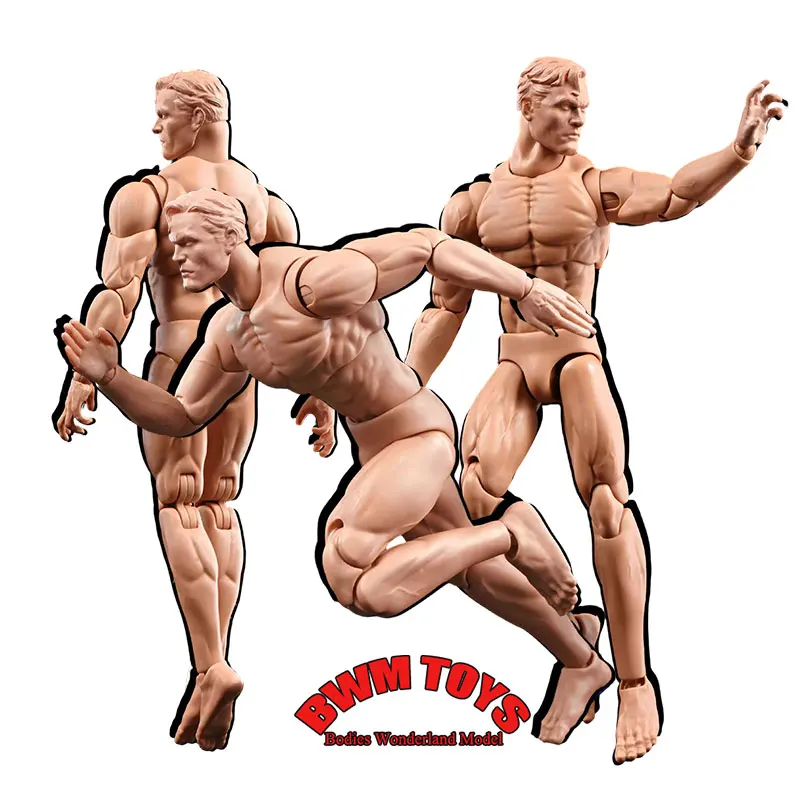 

В наличии NwToys NW002 1/12 Супергибкое мышечное суставное тело 16,6 см Мужская фигурка для практики живописи с дополнительной обувью