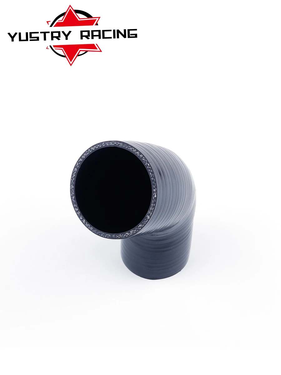 Black 3-PLY Lenght:102mm 45 Degree Elbow Silicone Hose Pipe Intercooler Coupler Reducer Turbo ID(mm):70 76 80 83 89 95 102