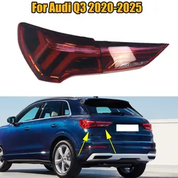 For Audi Q3 2020 2021 2022 2023 2024 2025 LED Car Rear Tail Light Brake Stop Reversing Brake Lamp Taillamp Car Accessories