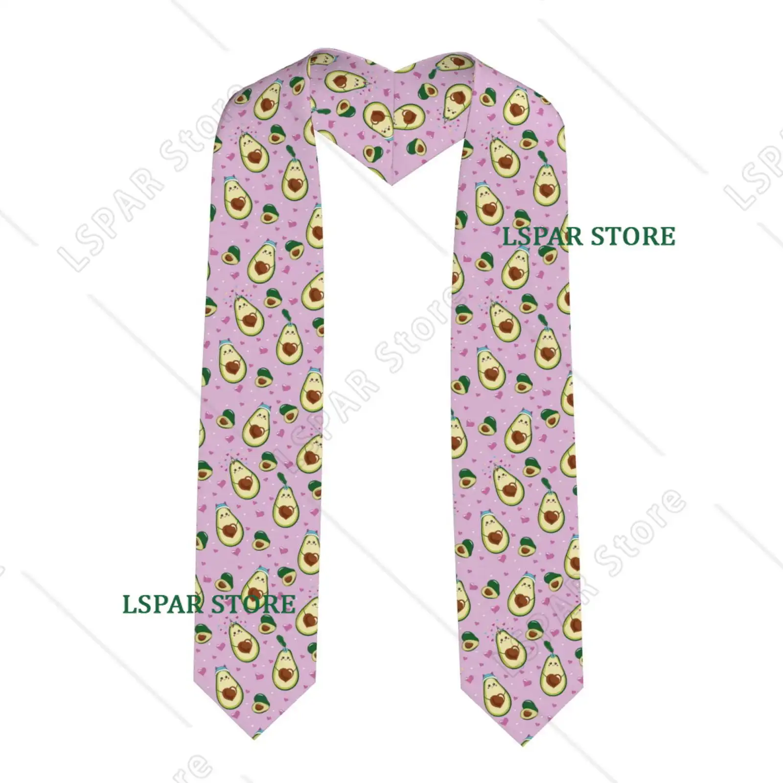 

Different Avocados Print Unisex Adult Graduation Stole Shawl for Academic Commencements