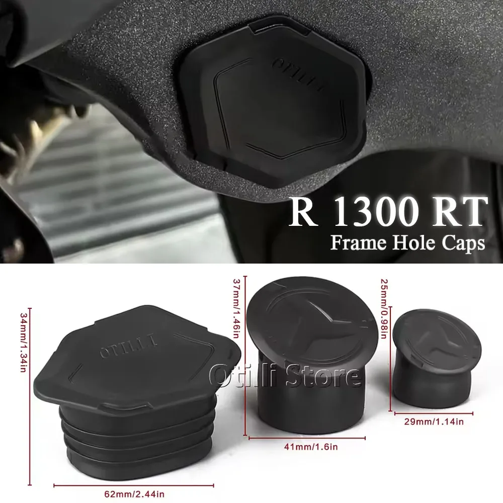 

New For BMW R1300RT R 1300RT R1300 RT 2025 2026 Motorcycle Frame Hole Cover Caps Plug Decorative Frame End Cap Plug Kit