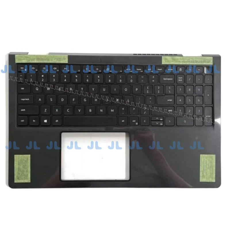 

JL новый верхний корпус упора для рук с клавиатурой US NBL для Dell Inspiron 3510 3511 3515 54 Вт