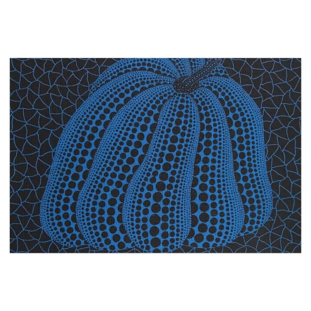 

Yayoi Kusama - Big Pumpkin Blue Jigsaw Puzzle Personalized Gift Ideas Custom Kids Toy Custom With Photo Puzzle