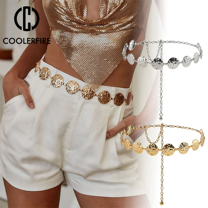 

Elegant Women's Belt Chain Belt Waist Chain Gold Belt Belts for Lady Chain Belts Fashion Belts for Dress Trousers Women ZX030