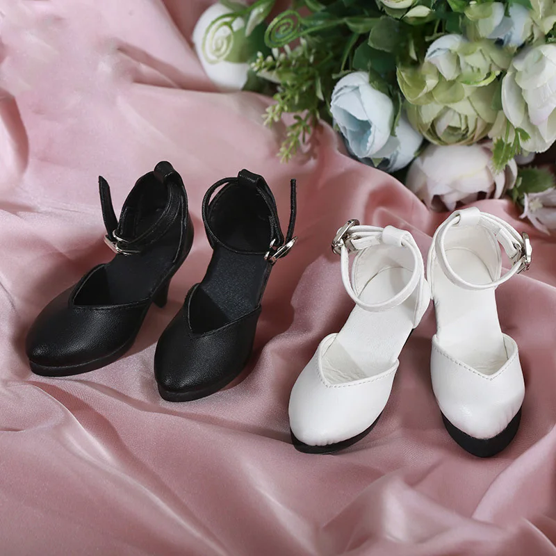 

BJD Doll shoes suitable for 1/3 size SD Supiafashion fashion cute high heel PU leather doll accessories（two-color）