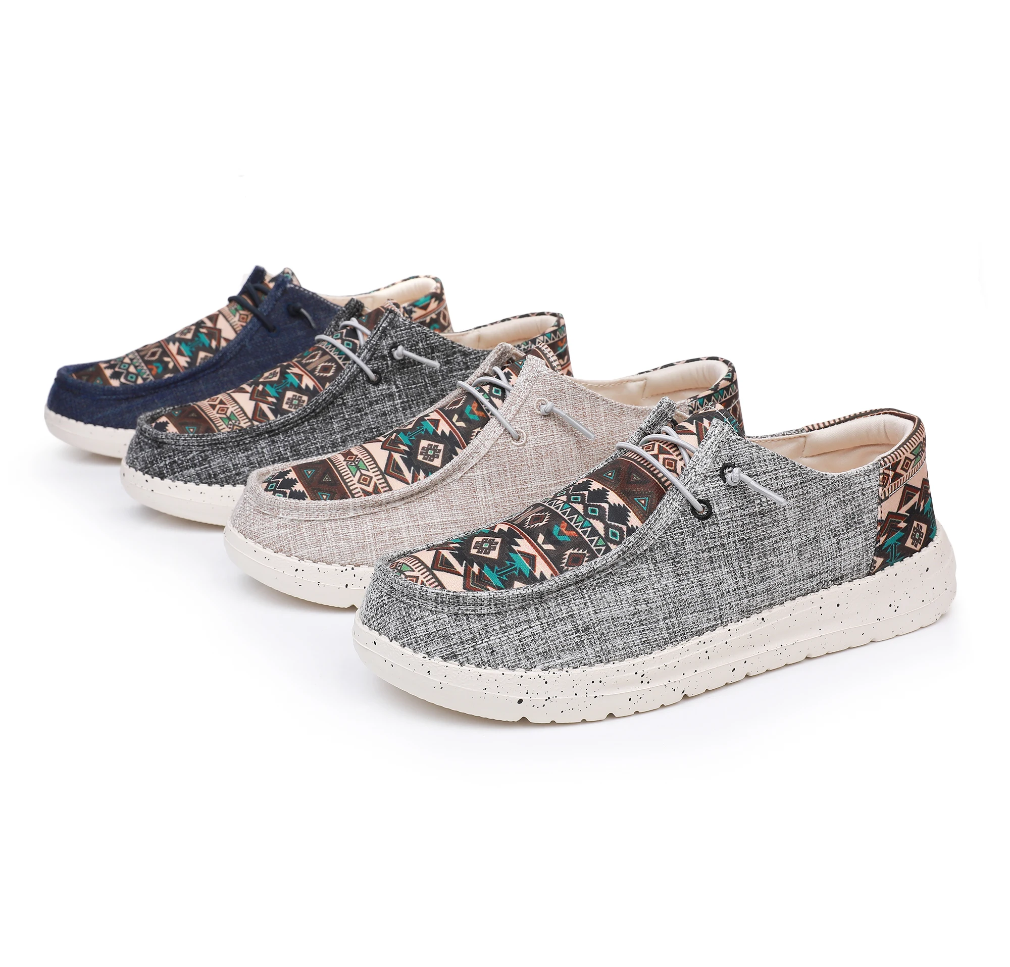 Handmade Woven Shoes Men's Canvas Sneakers Men Fashion Casual Shoes Man Designer Anti Slip Autumn New Mens Footwear Ethnic Style view 2