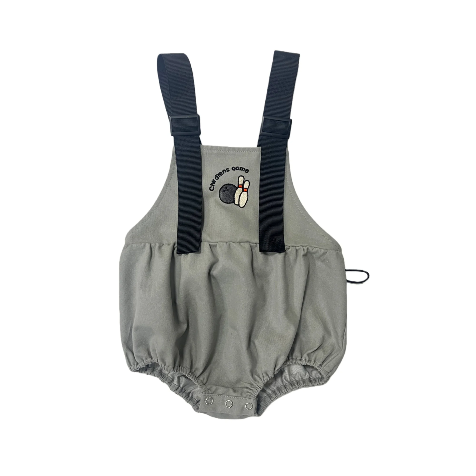 Mali's Ss Grey Denim Collection – Baby Girl Romper