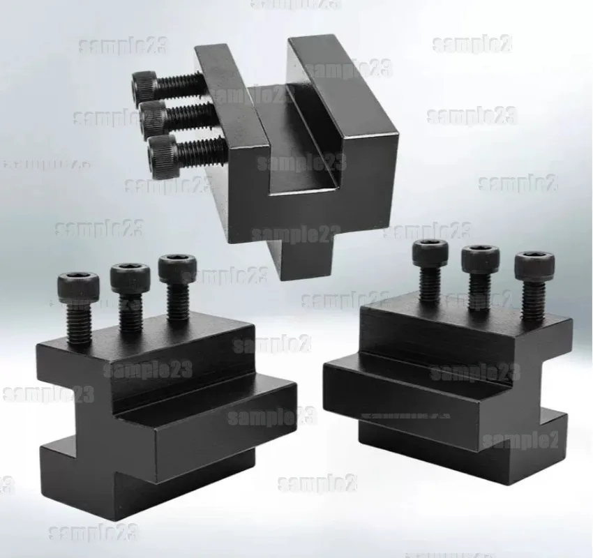 CNC Lathe Extension Tool Holder Center Height 20/25/32mm Square Tool Post X‑Axis Extended Turning Tool Holder Lathe Spare Parts