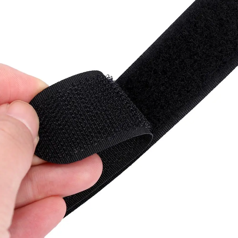 High Quality Durable Nylon Strong Sticky Black Home Cable Organizer Nylon Rope Fixed Straps Tie Rope Straps Cable Straps