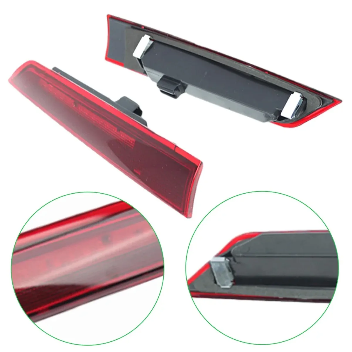 2PCS Tail Third Brake Light For Ford Transit Tourneo Custom 2012-up GK21-13N408-AB GK21-13N408-BB Car Third Brake Stop Lamps