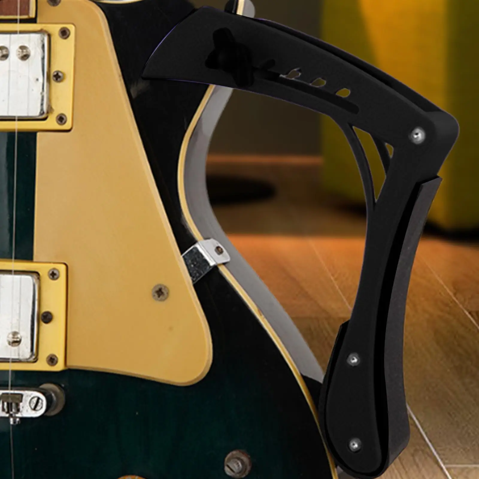 

Подставка для электрогитары, эргономичная подставка для ног, противоскользящий кронштейн для поддержки ног, держатель ножек электрогитары для сцены Live