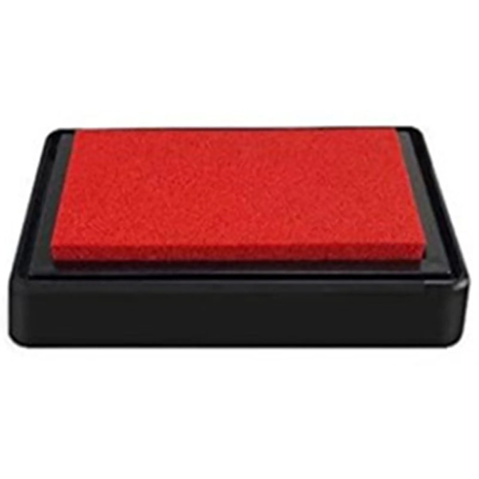 Red Ink Felt Stamp Pad para Scrapbook, lavável Cor Pintura Cartão Fazendo Stamp Pad para Selos Papel Madeira Tecido