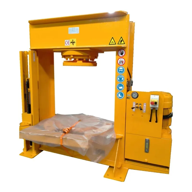 200Ton Hydraulic Press Machine Tire Curing Press 20inch Mold Tool Industrial Press With Lifting Arm for Tire Manufacturing Plant