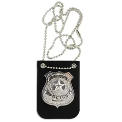 PESENAR Military Police Dress Accessories Silver Police Badge Necklace Without Card Buckle