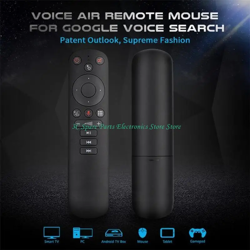 12pc IR Learning Air Mouse G50S Voice Remote Control Remote rechargeable Air Mouse 2.4g Vocation Remote Contrôle