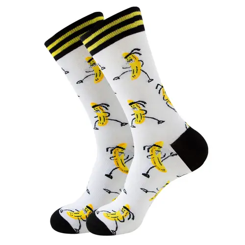 1 Pair New Happy Mens Socks Women Novelty Cartoon Sock Combed Cotton Funny Men's Big Size Crew Hip Hop Thick Long Socks - Image 15