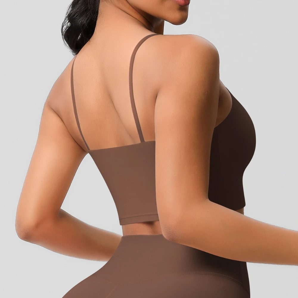 

Новый спортивный бюстгальтер MIML для йоги с тонкими бретелями и красивой спинкой, топ для бега и фитнеса, женская спортивная одежда, удобное дышащее нижнее белье