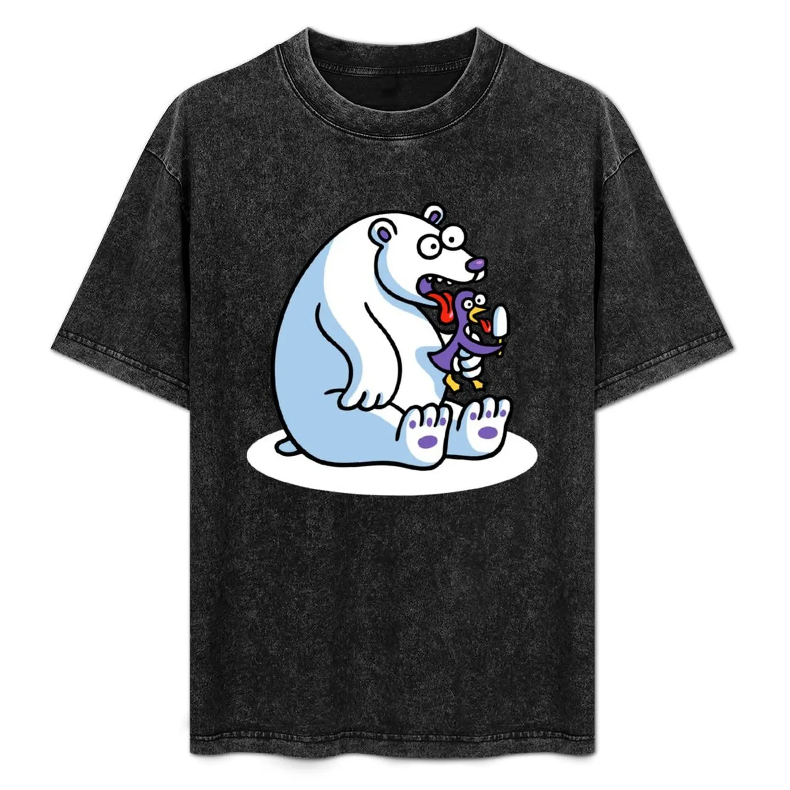 Lick T-Shirt Retro Style Print Casual Top
