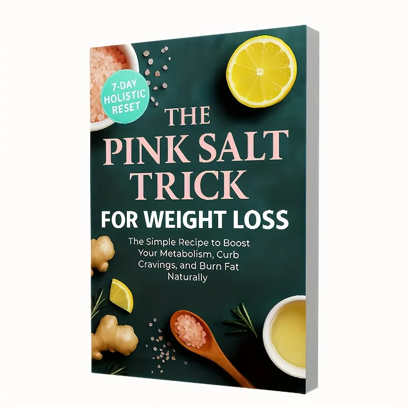 Livro de plano de dieta de sal rosa de 28 dias e livro de receitas para queima de gordura Metabolismo Boost Craving Control Gerenciamento de peso saudável