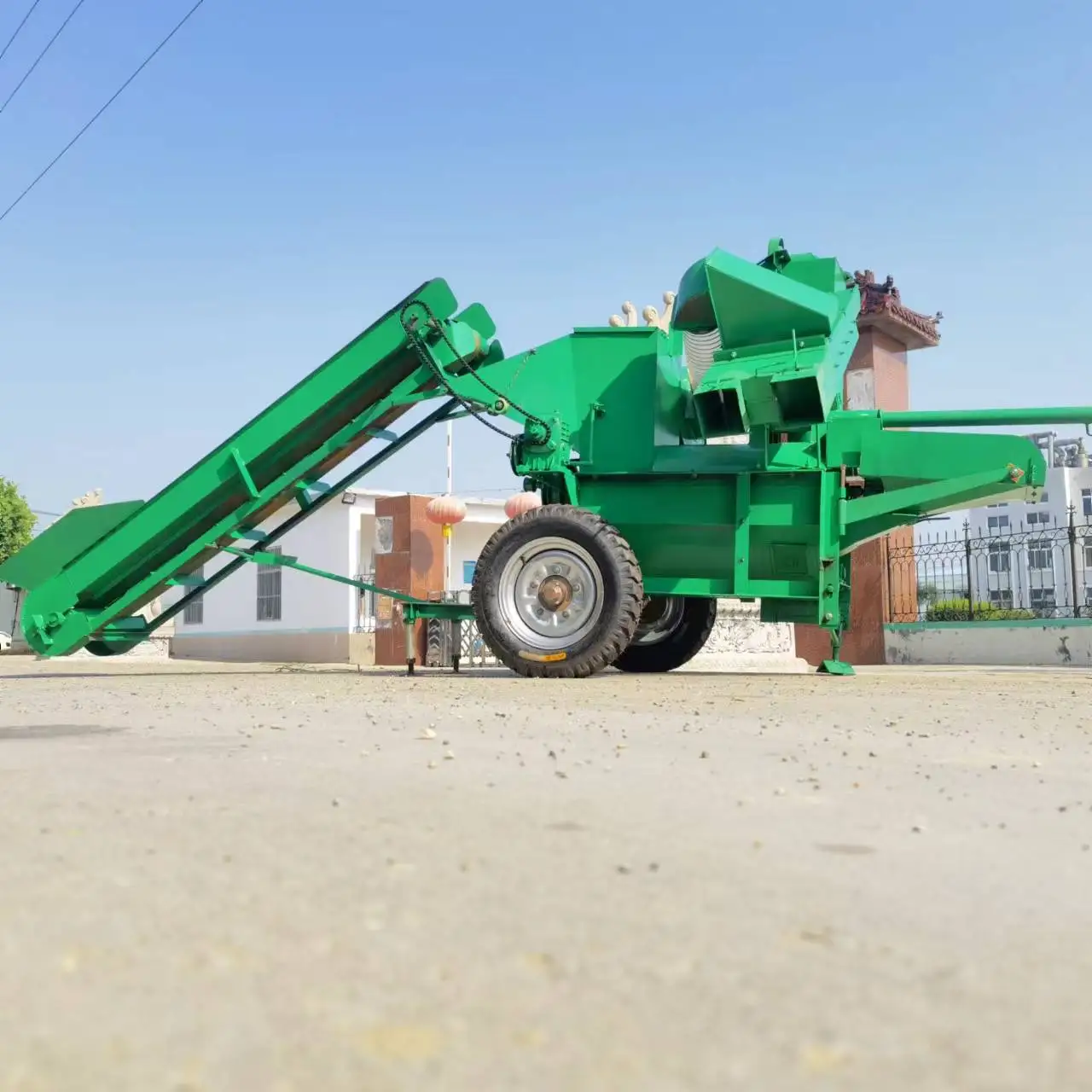 

15 HP Diesel Engine Agricultural 2025 New Scale Corn Thresher With Automatic Feeding Factory Price