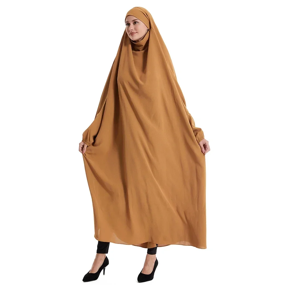 Frauen Overhead Robe Muslimischen Mit Kapuze Kleid Eid Djellaba Kaftan Ramadan Islam Traditionelle Kleidung Modest Abaya Gebet Kleidungsstück Kleid