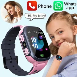 Dzieci karty SIM Anti-lost zegarki zadzwoń do dzieci inteligentny zegarek chłopcy dziewczęta GPS wodoodporny zegarek Smartwatch monitor lokalizacji dziecka