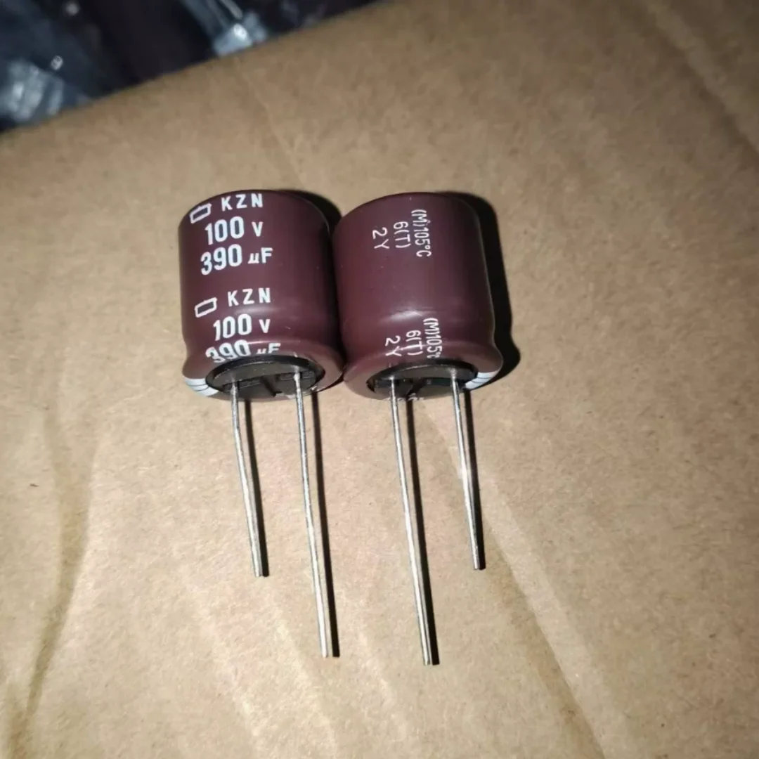 390UF 100V Japan NCC Black King Kong Capacitor 100V390UF 18*20 KZN High Frequency Low Resistance