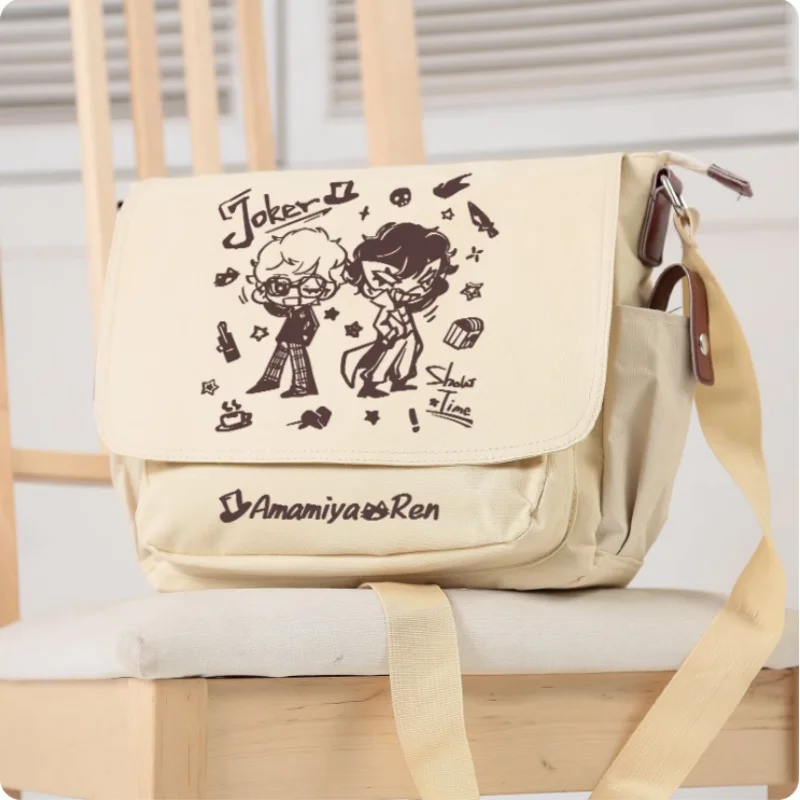 

Anime Amamiya Ren Persona 5 Cartoon Bag Unsix Fashion Leisure Teenagers Crossbody Student Messenger Handbag B1263