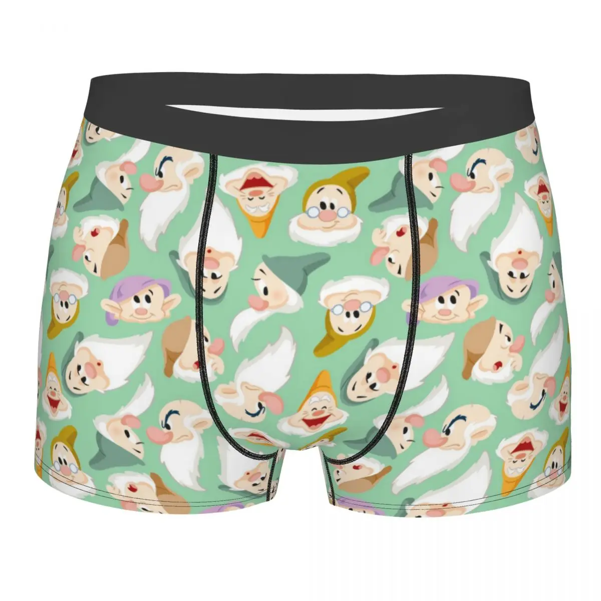 مخصص سنو وايت والأقزام السبعة الملاكمين السراويل الرجال ملخصات الملابس الداخلية أزياء السروال #1