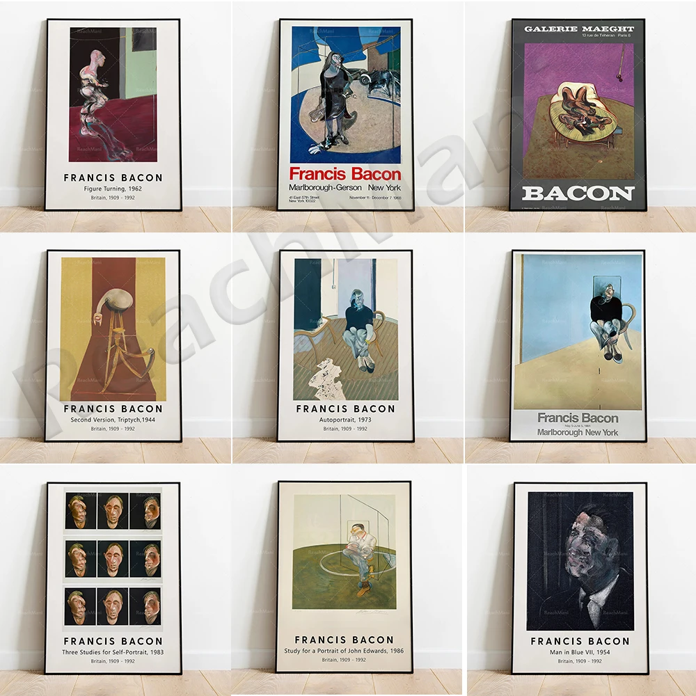 

Artist Francis Bacon Famous Painting Poster and Print Living Room Decoration Wall Art Decoration Home Decor