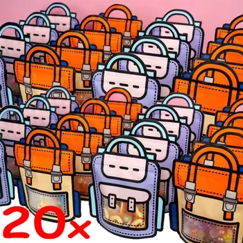 Lotti sacchetto di pranzo creativo sacchetti di scuola biscotto caramelle sacchetti di plastica con cerniera imballaggio Snack per bambini regali di festa di laurea di compleanno