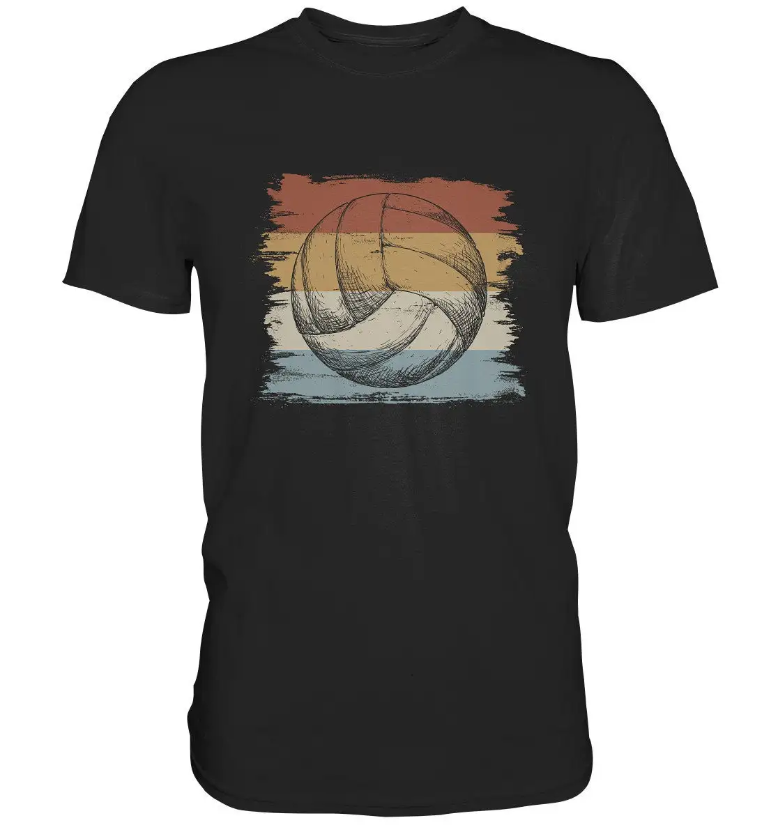 Volleyball Beach Retro Vintage T Shirt