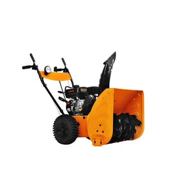 Full hydraulic gasoline snow plow hand push snow thrower three in one full gear snow clearing equipment