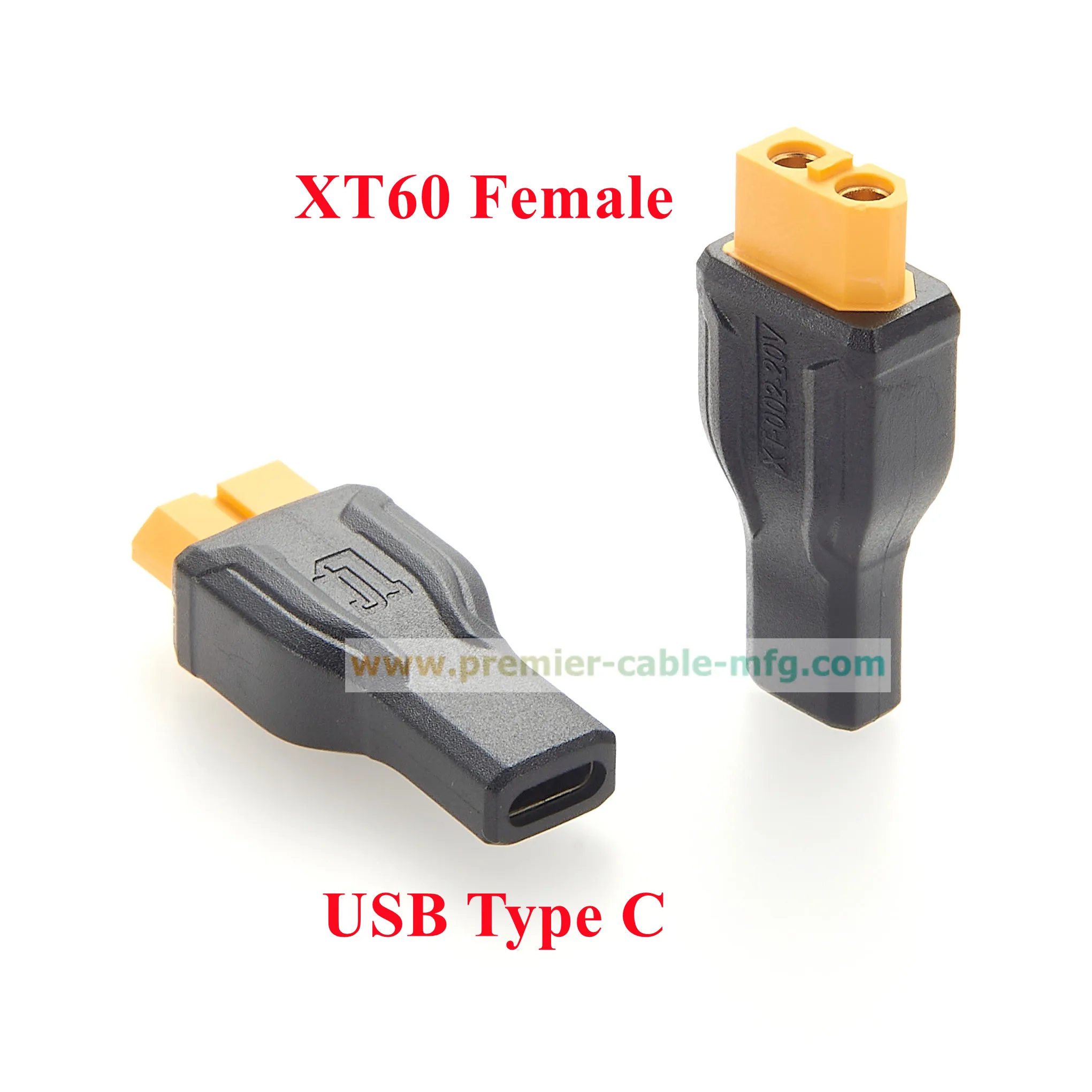 USB C إلى XT60 شحن موصل Type-C أنثى إلى XT60 شاحن أنثي 100 واط 20 فولت/5A للطائرة بدون طيار ، نموذج ، طاقة تخزين الطاقة