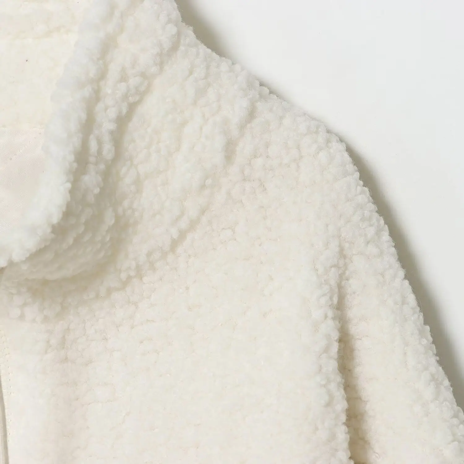 KASLEAD جديد Faionable حصيرة ort لامب الفراء القطن Jaet المرأة الشارع Sle طويل Sve سستة معطف للسيدات