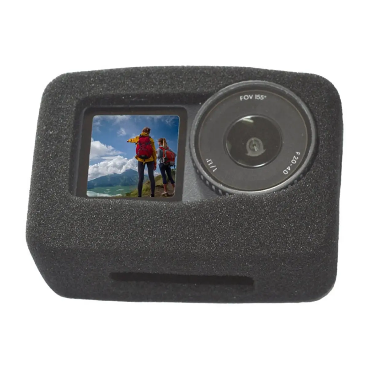 L77A Foam Windshield for Action 6 Windshield Wind Noise Reduction Sponge Foam Case Action Camera Accessories